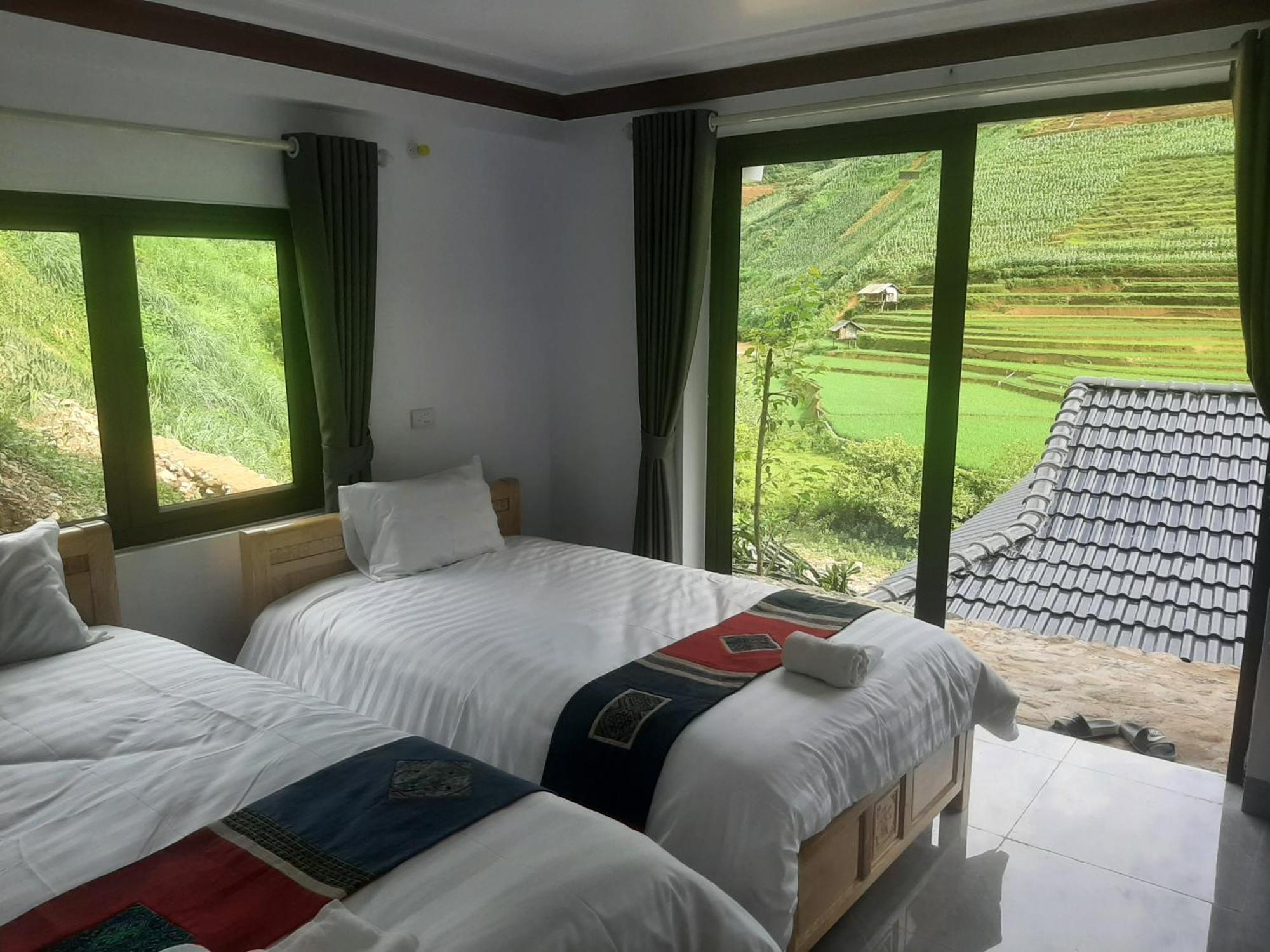 Dong Suoi H'Mong Homestay & Bungalow - Trek & Vegetarian Food Mu Cang Chai Exterior foto